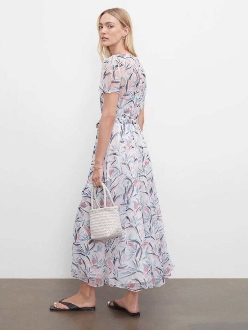 Club Monaco MAXI WRAP DRESS